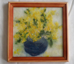 Акварель шерстью